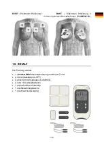 Preview for 117 page of TensCare Perfect EMS Instructions For Use Manual