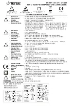 Preview for 1 page of Tense DT-96Y Quick Start Manual