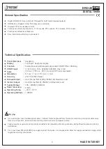 Tense ERD-48 Quick Start Manual preview