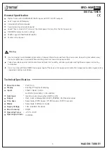 Tense ERD-96M Manual preview