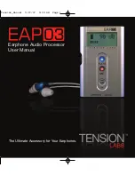 Предварительный просмотр 1 страницы Tension EAP03 User Manual