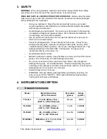 Preview for 5 page of TENSITRON TX-1000-1 Operating Instructions Manual