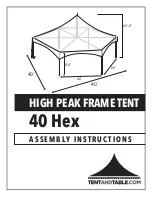 Tentandtable.com 40 Hex Assembly Instructions Manual preview