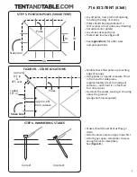 Preview for 4 page of Tentandtable.com BT-PP48WT4P Assembly Instructions Manual