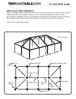 Preview for 2 page of Tentandtable.com West Coast Frame Tent 10'x'10 Assembly Instructions Manual