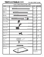 Preview for 3 page of Tentandtable.com West Coast Frame Tent 10'x'10 Assembly Instructions Manual