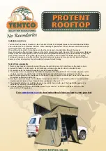 TENTCO PROTENT ROOFTOP Quick Start Manual preview