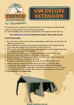 Preview for 1 page of TENTCO SNR DELUXE Quick Start Manual