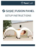 TentCraft GYBE FUSION PANEL Setup Instructions preview