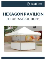 TentCraft HEXAGON PAVILION Setup Instructions preview