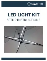 TentCraft LED LIGHT KIT Setup Instructions preview