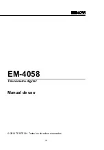 Preview for 30 page of TENTECH EM4058 User Manual