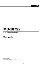 Предварительный просмотр 2 страницы TENTECH MD-5075x User Manual