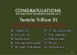 Предварительный просмотр 3 страницы Tentsile Trillium XL Owner'S Manual