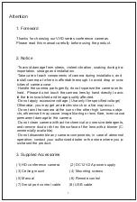 Preview for 3 page of Tenveo VHD102U User Manual