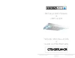 Tenzo CTS-1317LW-CR Installation Manual & Users Manual preview