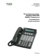 Teo 6220-TSG-DD Installation Instructions Manual предпросмотр