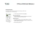 Teo 9102 Quick Reference предпросмотр