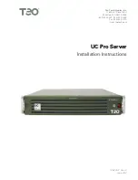 Preview for 1 page of Teo UC Pro Installation Instructions Manual