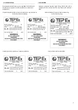 Preview for 7 page of Tep Ex PLFS-N 100 LED User Manual