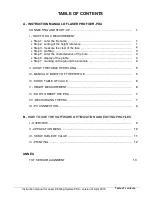 Предварительный просмотр 2 страницы Tepex LASER PROFILER - PDA Instruction Manual