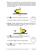 Предварительный просмотр 16 страницы Tepex LASER PROFILER - PDA Instruction Manual