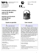 Предварительный просмотр 1 страницы Tepex PLFS 50 User Manual