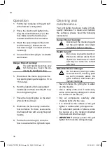 Preview for 16 page of tepro 8547 Operating Instructions Manual