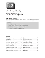 TEQ TEQ-Z900 User Manual preview