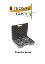 Предварительный просмотр 1 страницы TEQSAS LAP-TEQ PLUS Operating Manual