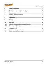 Предварительный просмотр 3 страницы TEQSAS LAP-TEQ PLUS Operating Manual