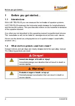 Предварительный просмотр 4 страницы TEQSAS LAP-TEQ PLUS Operating Manual