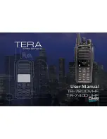 Предварительный просмотр 1 страницы Tera TR-7200 VHF User Manual