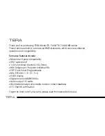 Предварительный просмотр 4 страницы Tera TR-7200 VHF User Manual