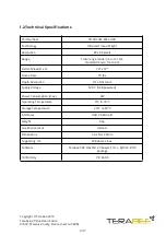 Preview for 4 page of TeraBee TB-3DCAM-8060-USB User Manual