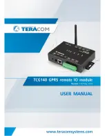 Teracom TCG140 User Manual preview