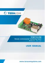 Preview for 1 page of Teracom TCW112-CM User Manual