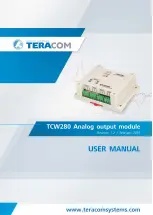 Teracom TCW280 User Manual preview