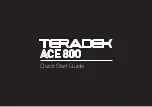 Предварительный просмотр 1 страницы Teradek ace 800 Quick Start Manual