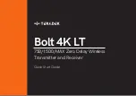 Teradek Bolt 4K LT Quick Start Manual предпросмотр