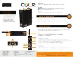 Teradek COLR Quick Start Manual предпросмотр