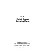 Terahertz Technologies C-995 Operating Manual preview