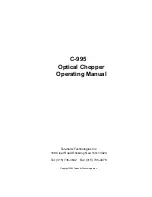 Terahertz Technologies C-995 Operating Manual предпросмотр