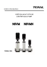 Предварительный просмотр 1 страницы Teral NSVM 25 Series Installation & Operating Manual