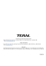 Предварительный просмотр 16 страницы Teral NSVM 25 Series Installation & Operating Manual