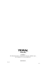 Preview for 24 page of Teral SJ4S Instruction Manual