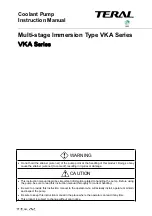 Предварительный просмотр 1 страницы Teral VKA 465AQ Instruction Manual