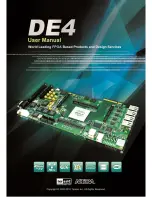 Terasic ALTERA DE4 User Manual preview