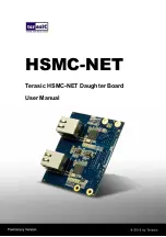 Terasic HSMC-NET User Manual preview