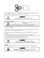 Preview for 7 page of Terbly V250SP User Manual